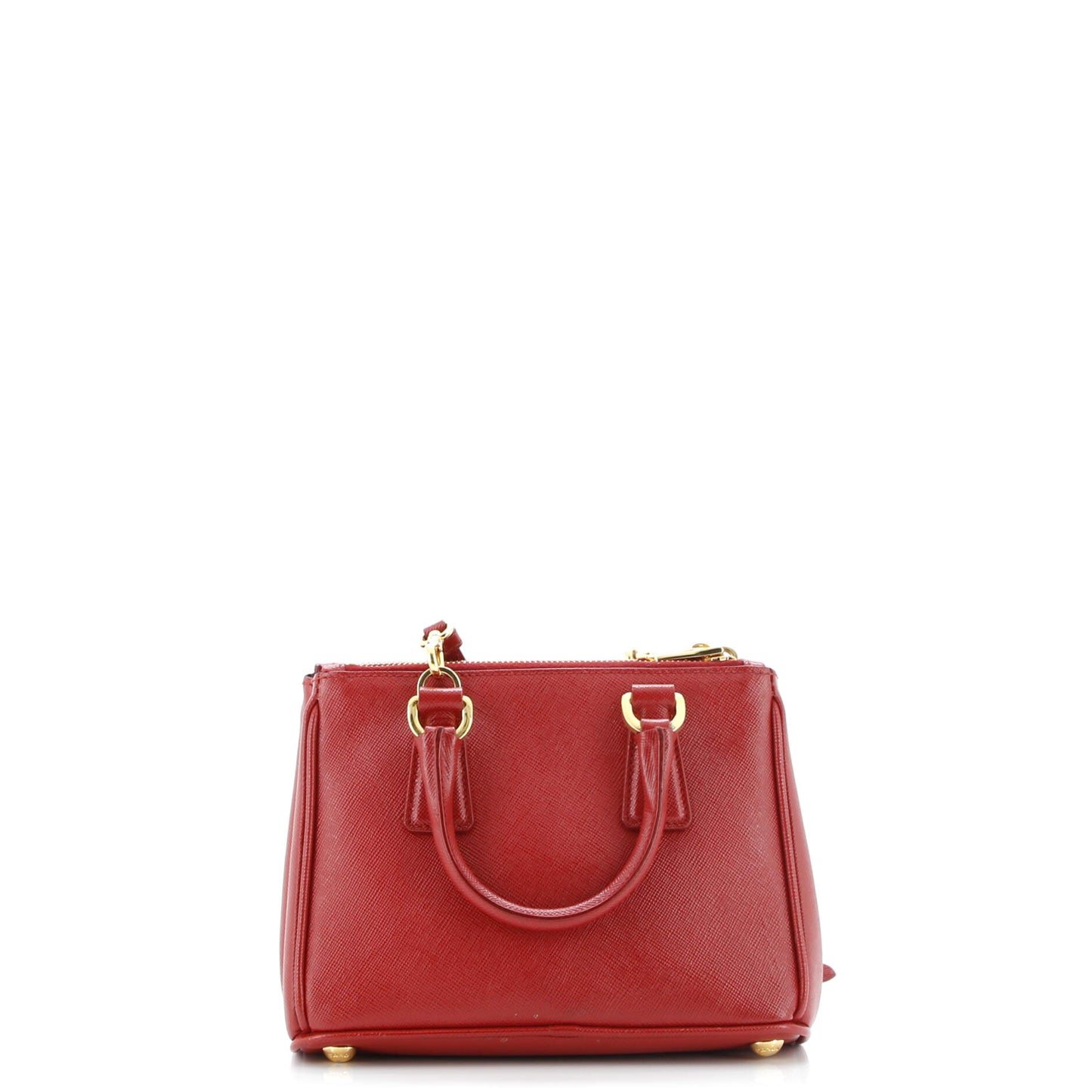 Galleria Double Zip Tote Saffiano Leather Mini