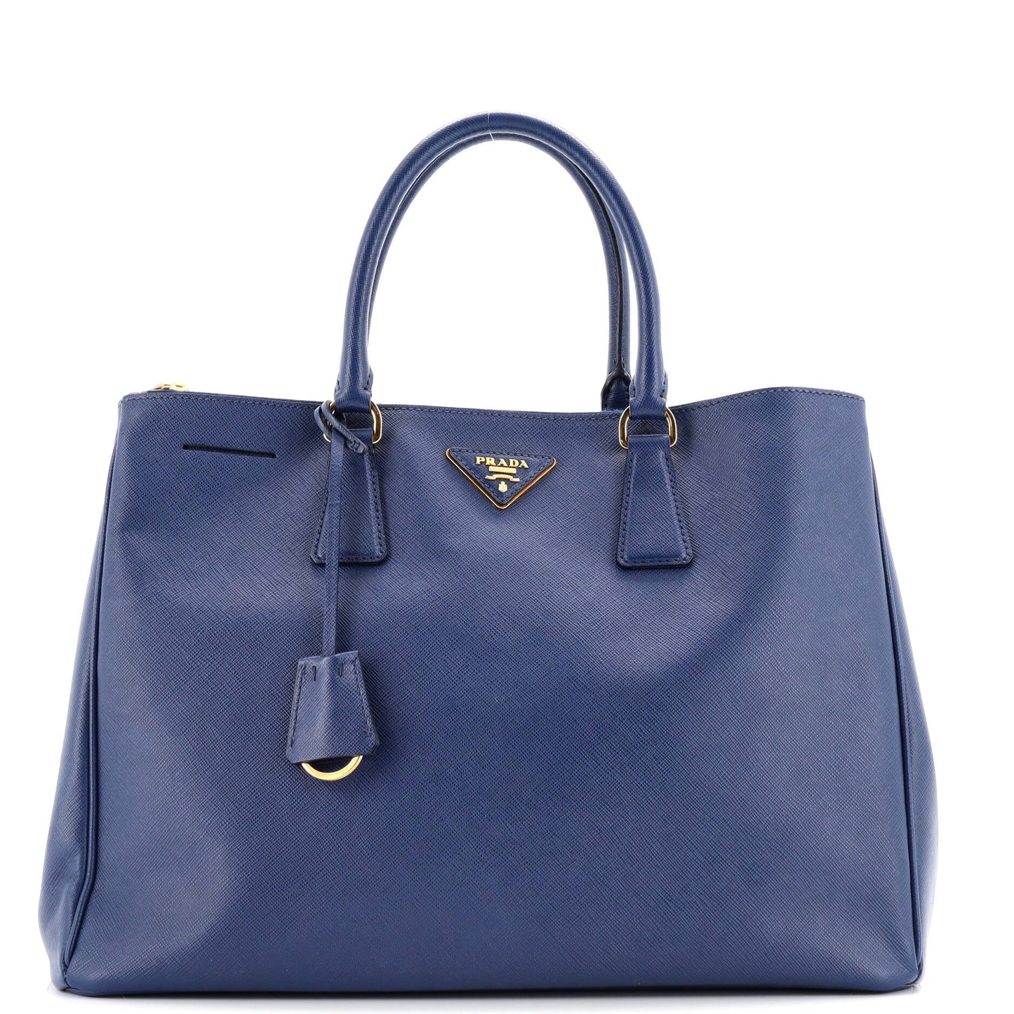 Double Zip Lux Tote Saffiano Leather Large