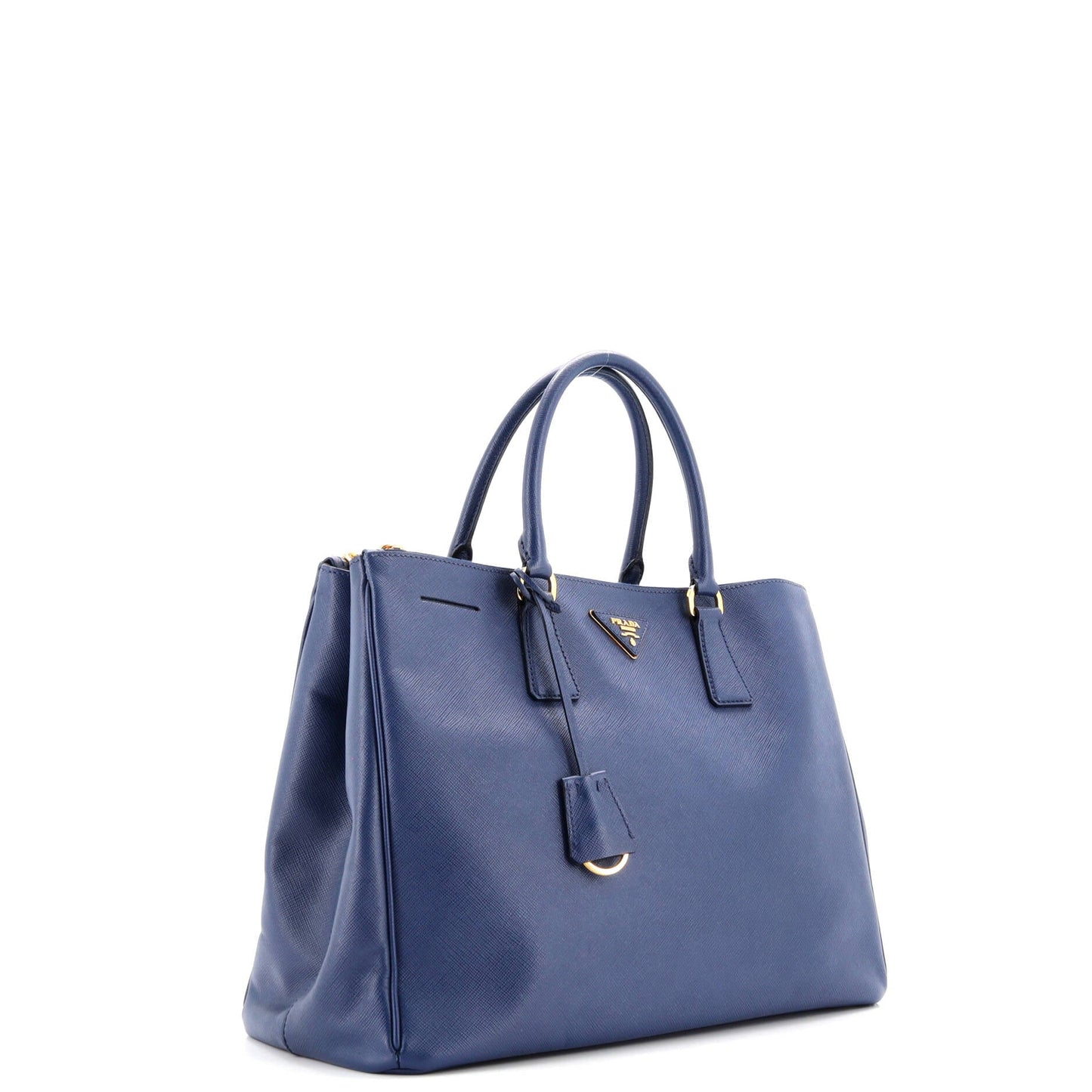 Double Zip Lux Tote Saffiano Leather Large