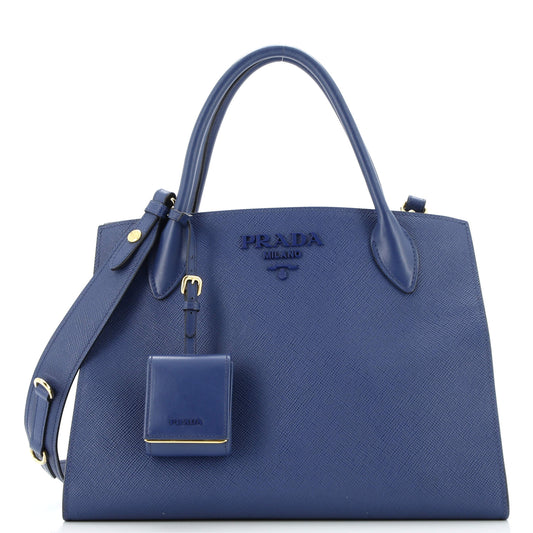 Monochrome Tote Saffiano with City Calf Medium