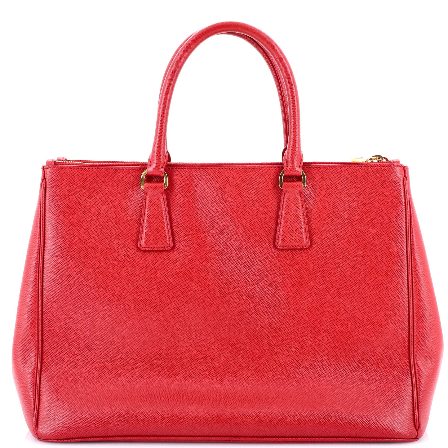 Double Zip Lux Tote Saffiano Leather Medium