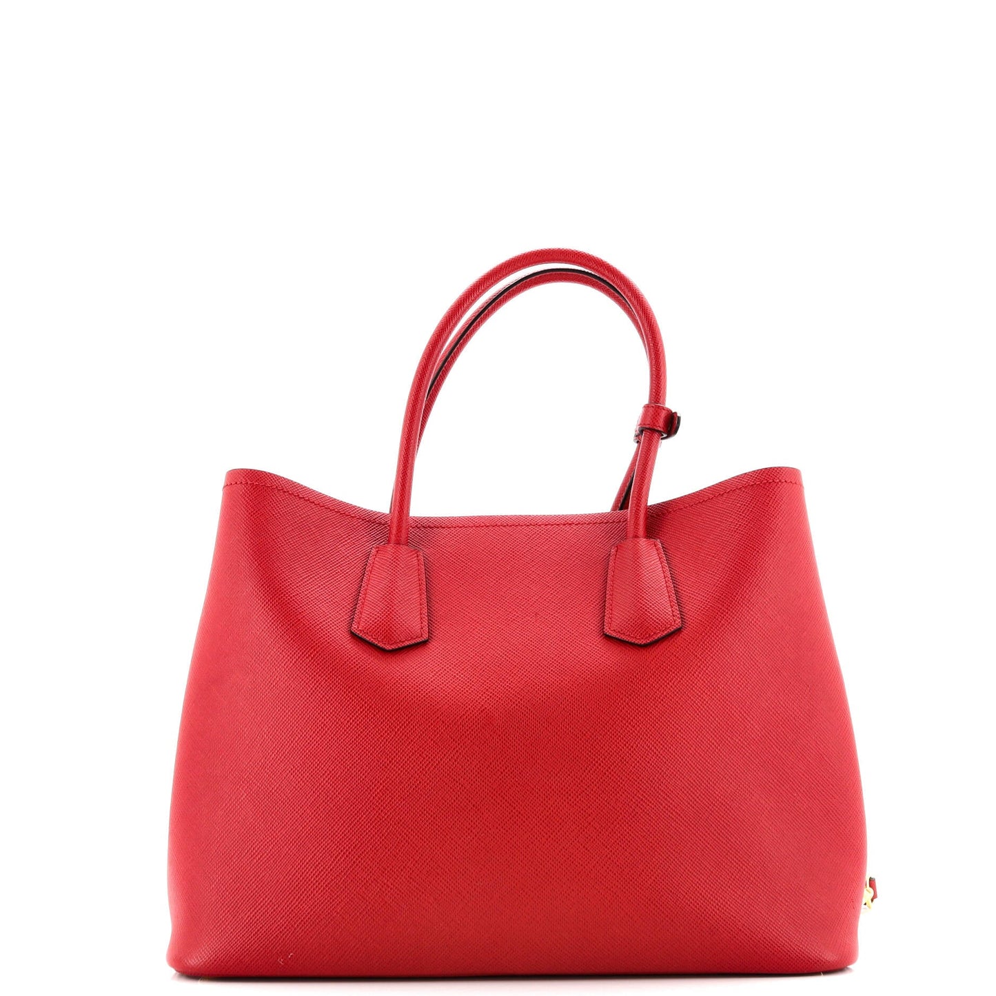 Cuir Double Tote Saffiano Leather Large