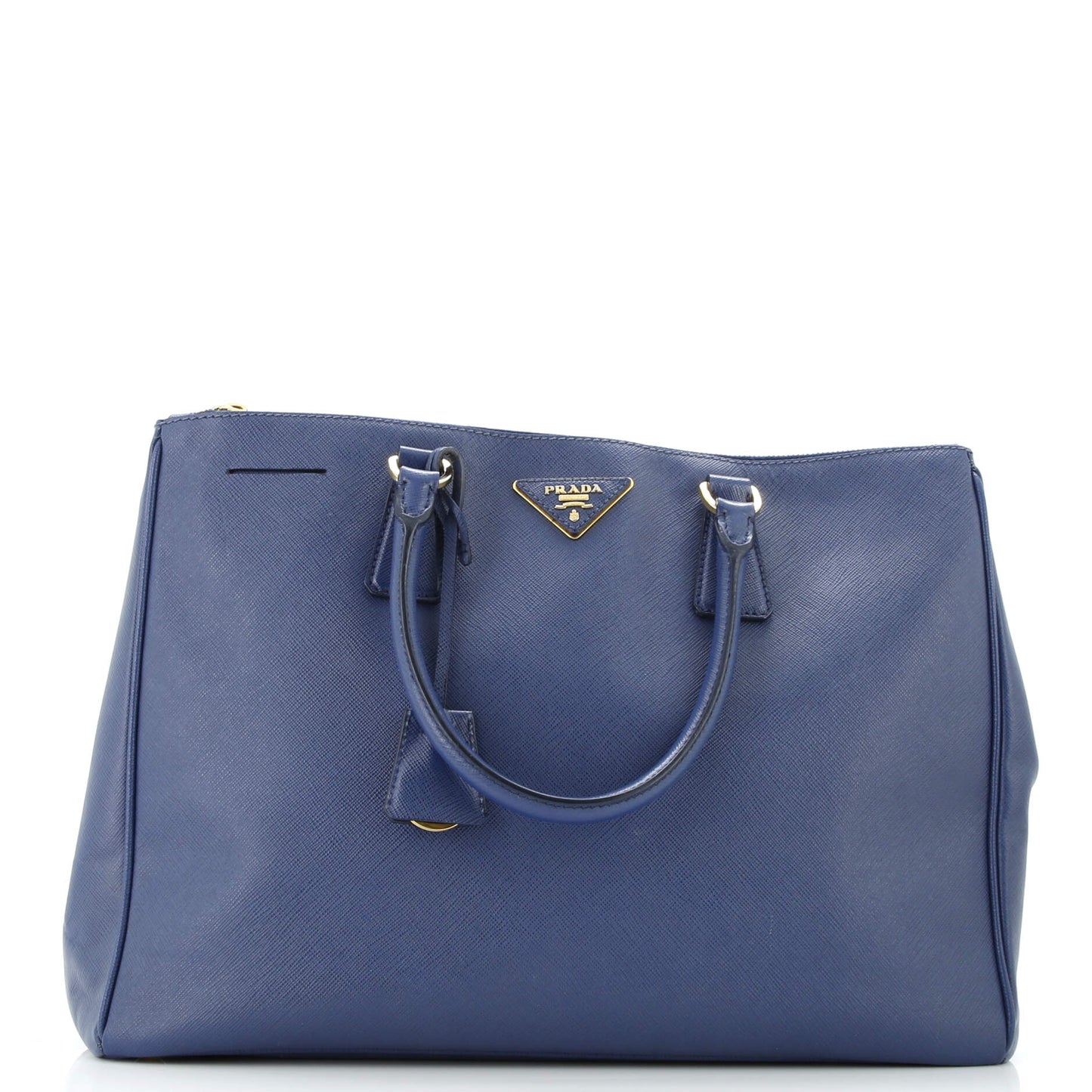 Double Zip Lux Tote Saffiano Leather Large