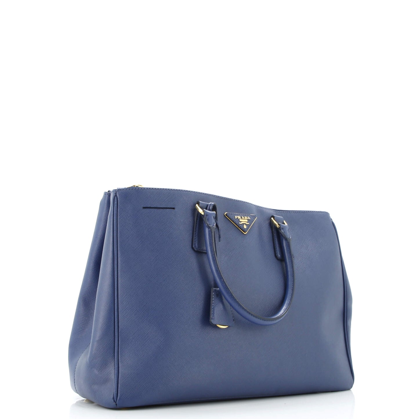 Double Zip Lux Tote Saffiano Leather Large