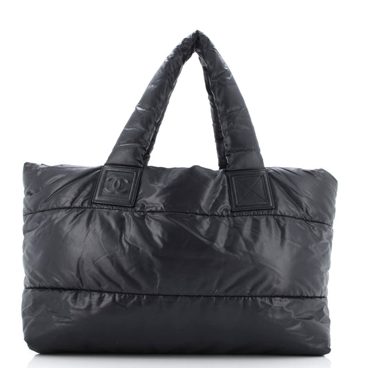 Coco Cocoon Reversible Tote Quilted Nylon Medium