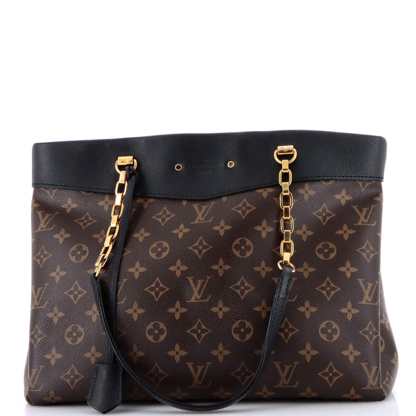 Pallas Shopper Monogram Canvas and Calfskin