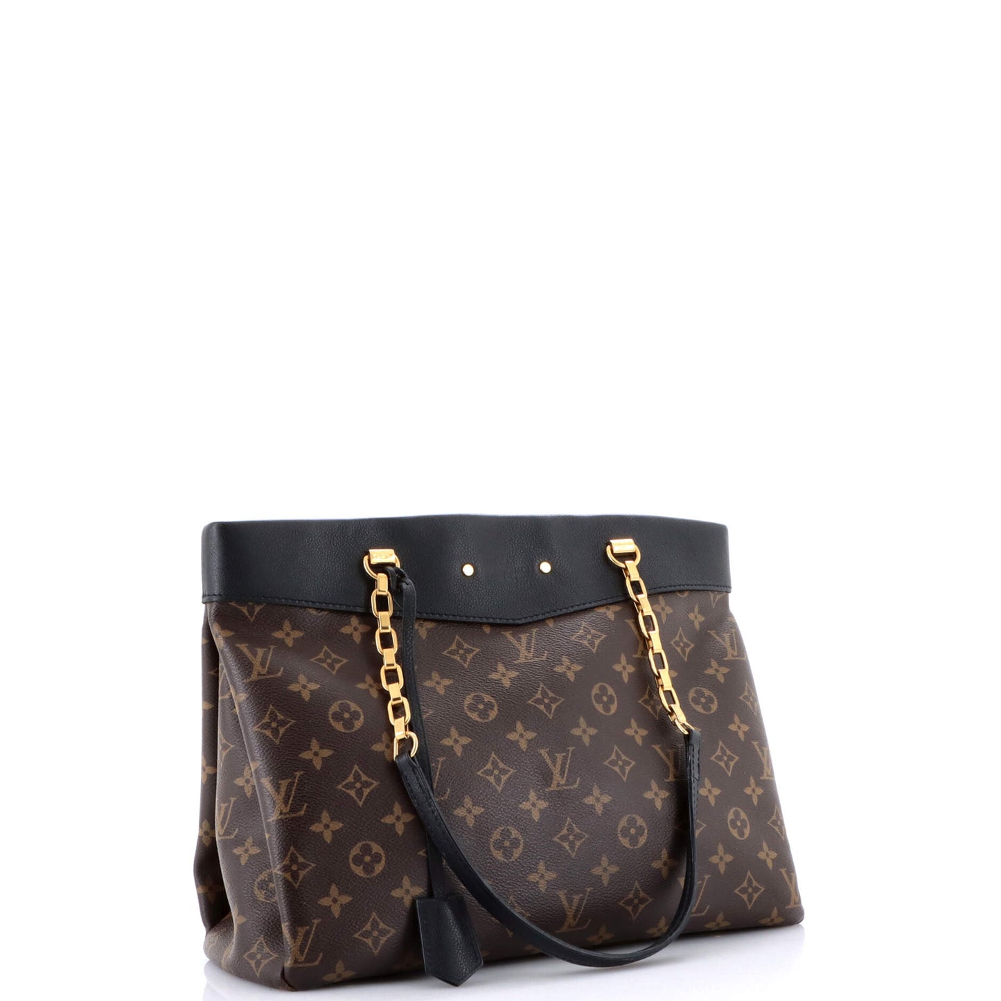 Pallas Shopper Monogram Canvas and Calfskin