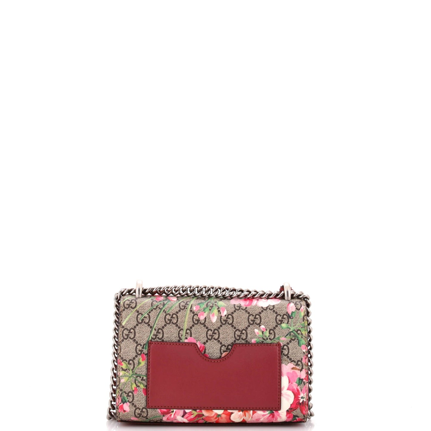 Padlock Shoulder Bag Blooms Print GG Coated Canvas Small