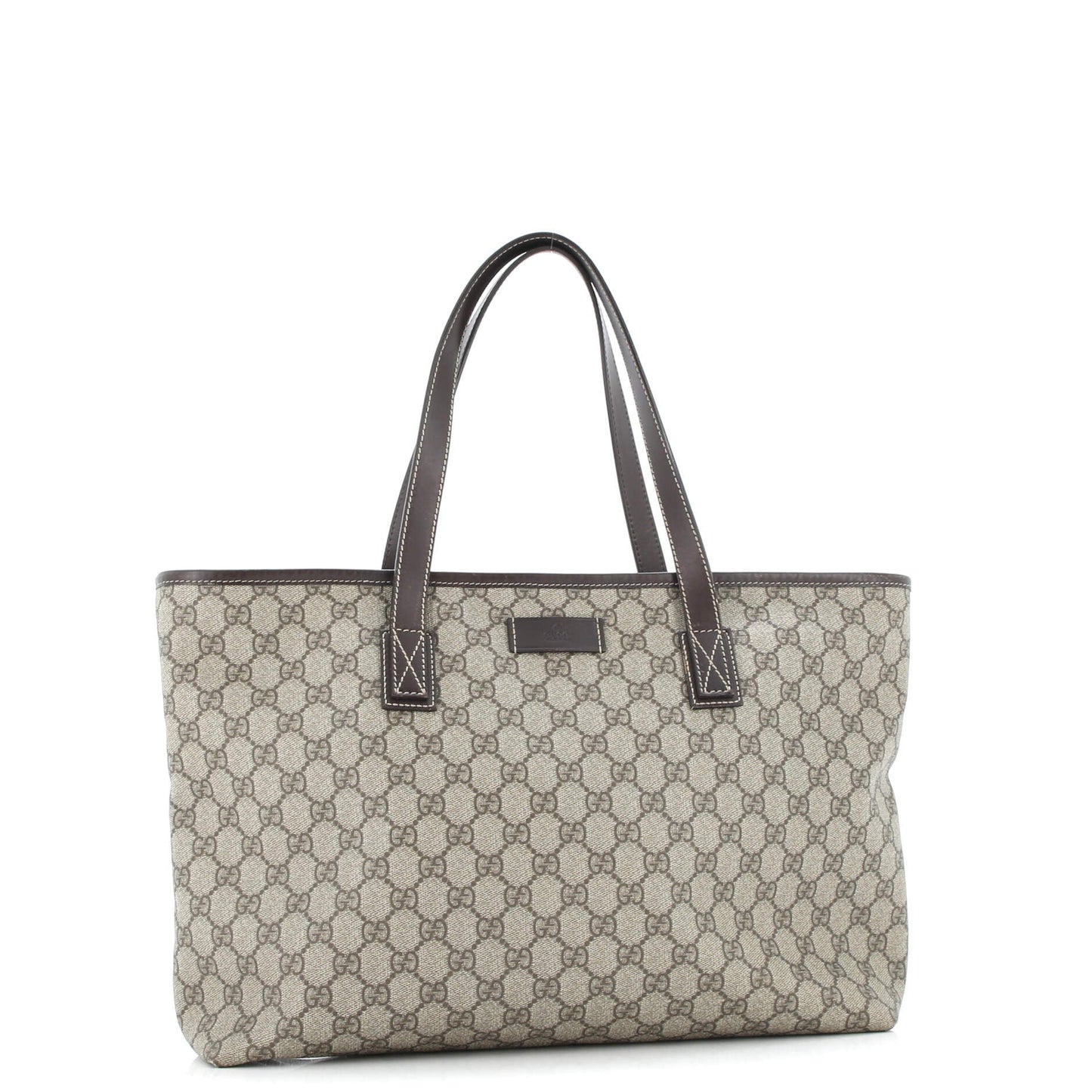 Plus Tote GG Coated Canvas with Leather Medium