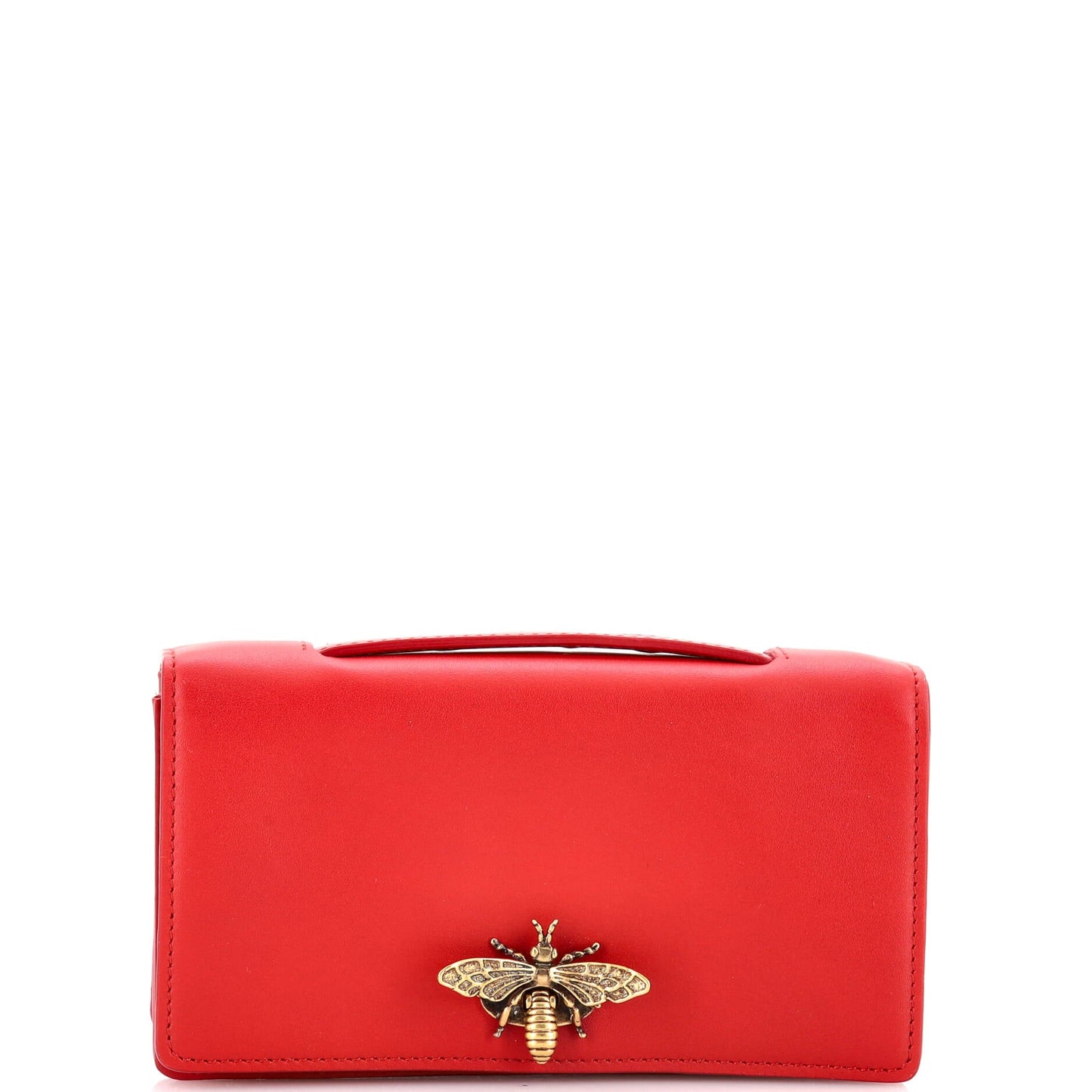 Bee Clutch Leather