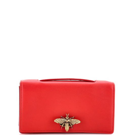 Bee Clutch Leather
