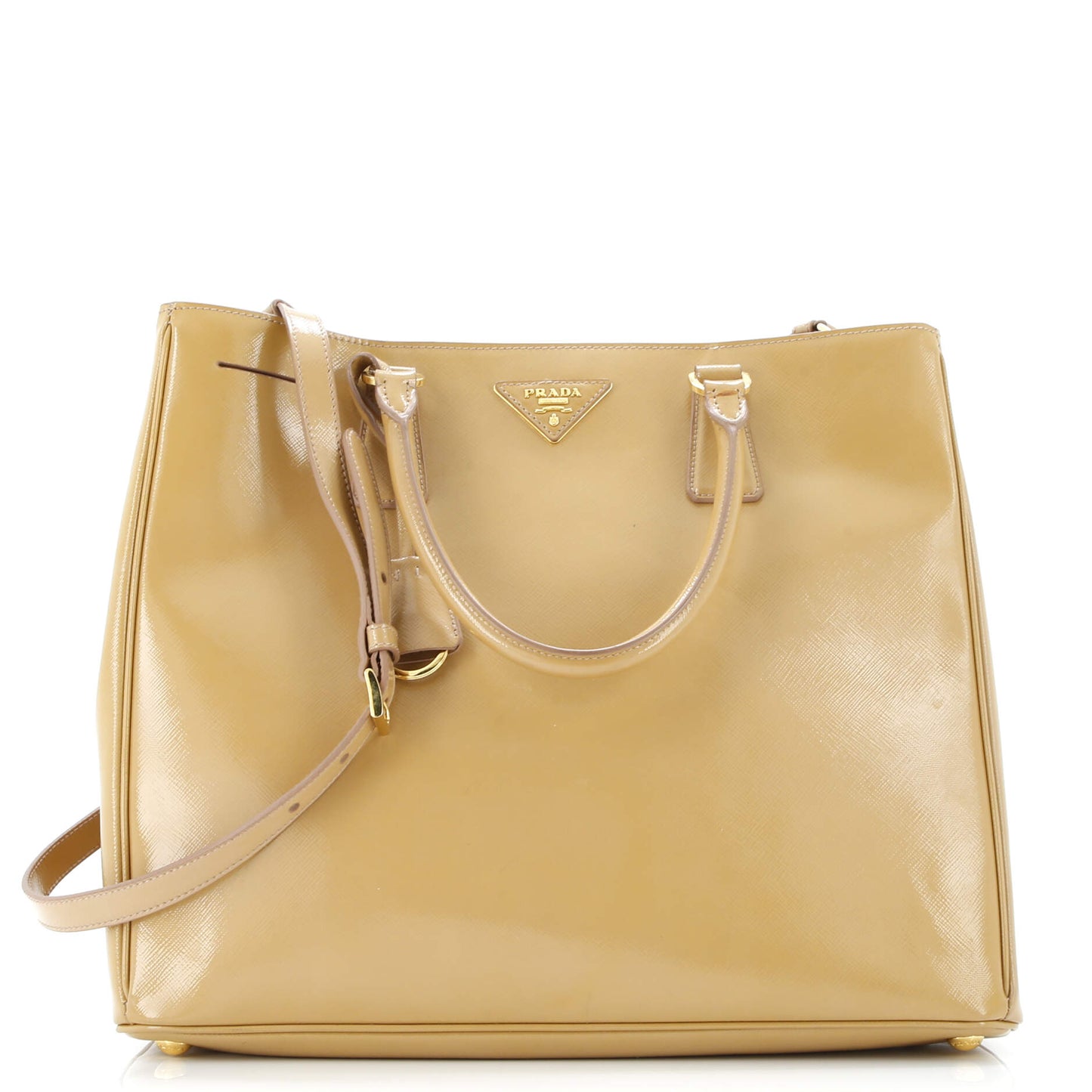 Lux Open Tote Vernice Saffiano Leather Tall