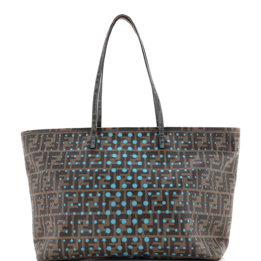 Roll Tote Perforated Zucca Canvas Large