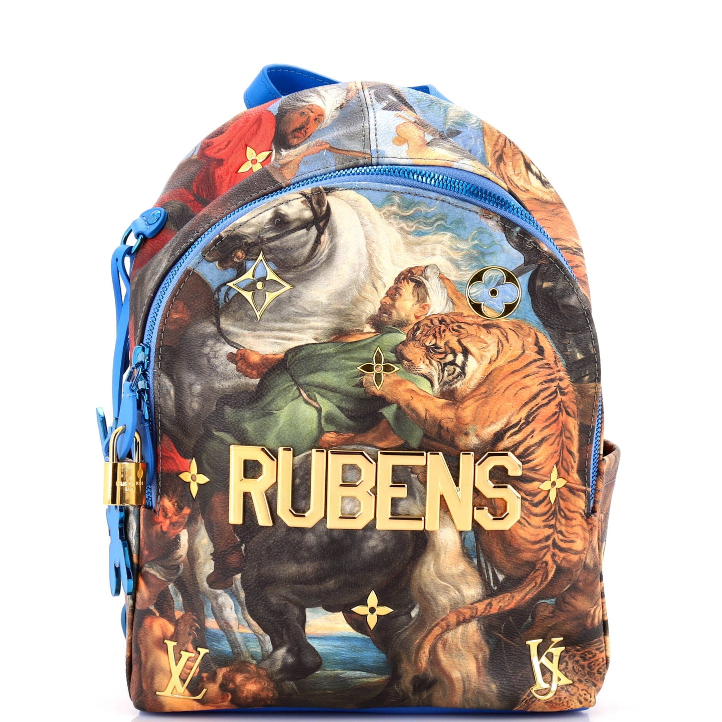 Palm Springs Backpack Limited Edition Jeff Koons Rubens Print Canvas PM