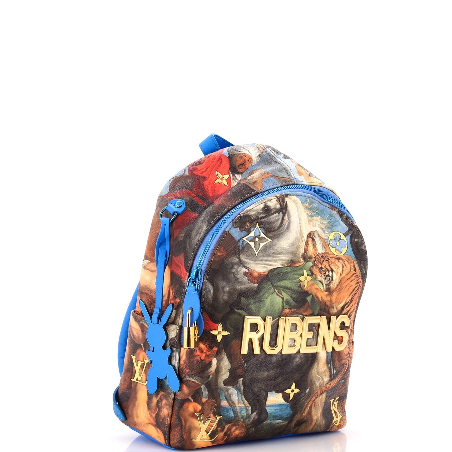 Palm Springs Backpack Limited Edition Jeff Koons Rubens Print Canvas PM