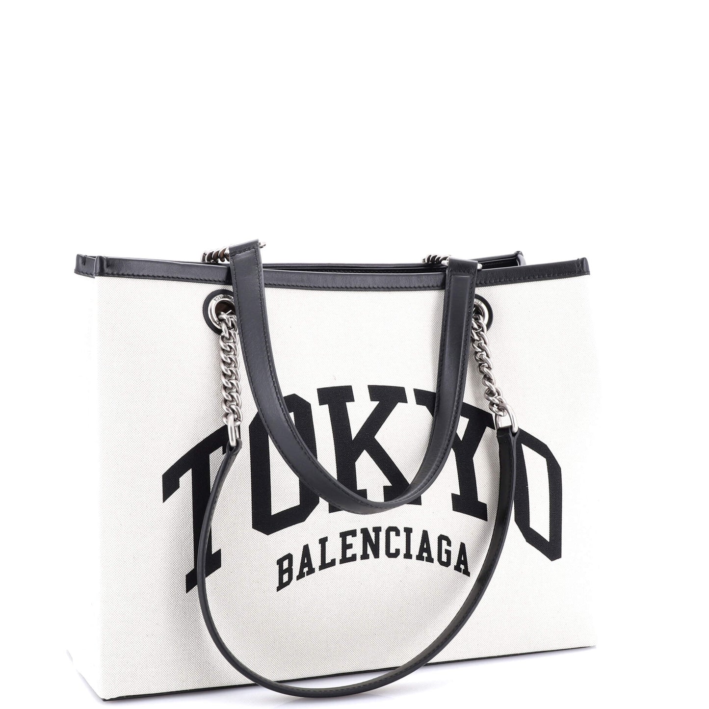 Cities Duty Free Tote Printed Canvas Medium