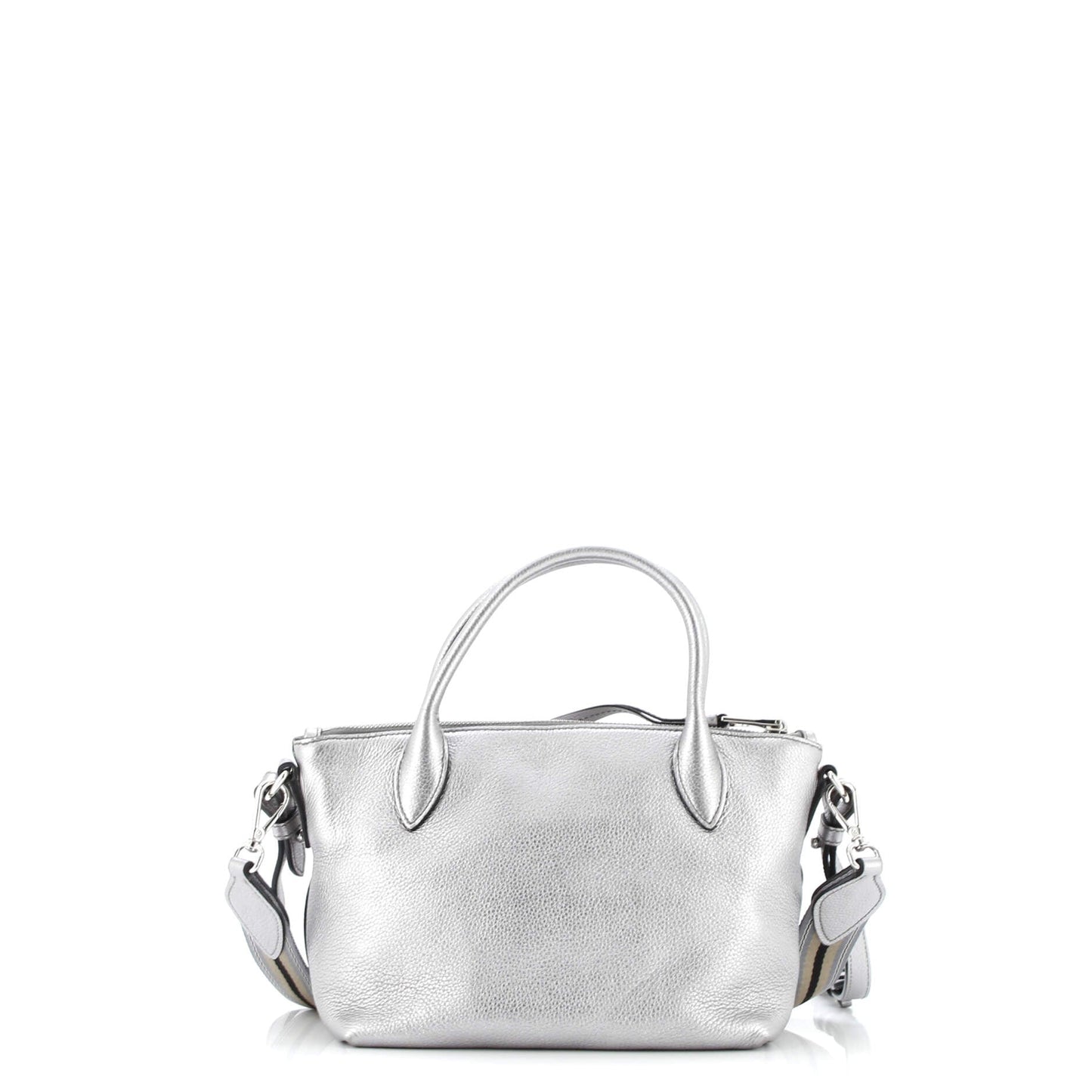 Dual Strap Zip Tote Vitello Daino Small