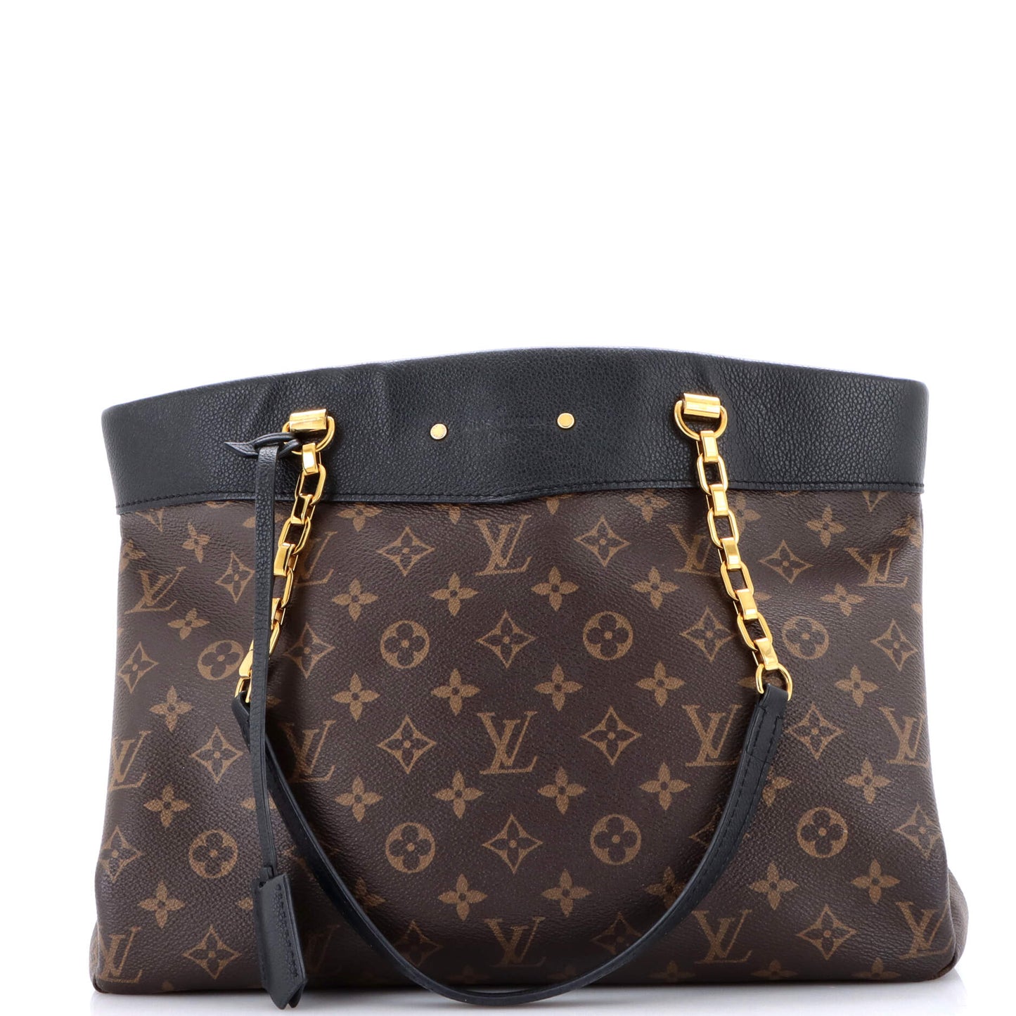 Pallas Shopper Monogram Canvas and Calfskin