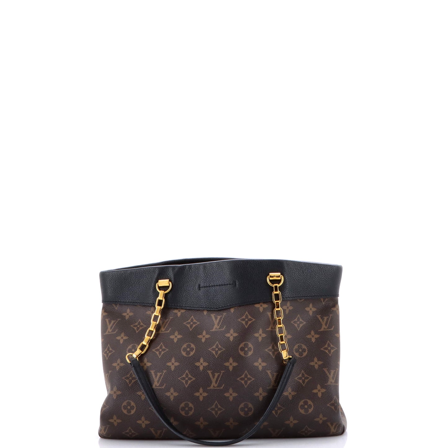 Pallas Shopper Monogram Canvas and Calfskin