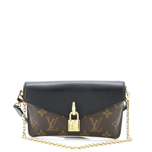 Padlock on Strap Handbag Monogram Canvas and Leather