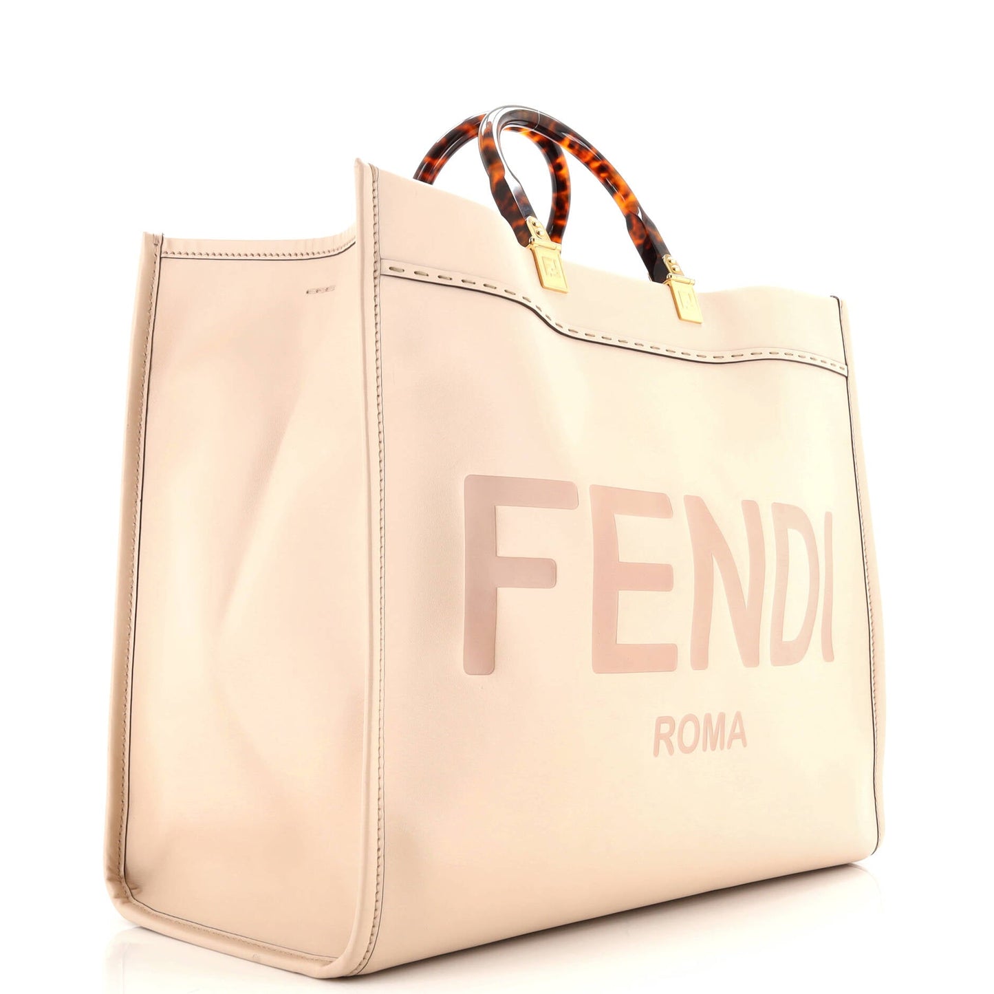 Sunshine Shopper Tote Leather Large