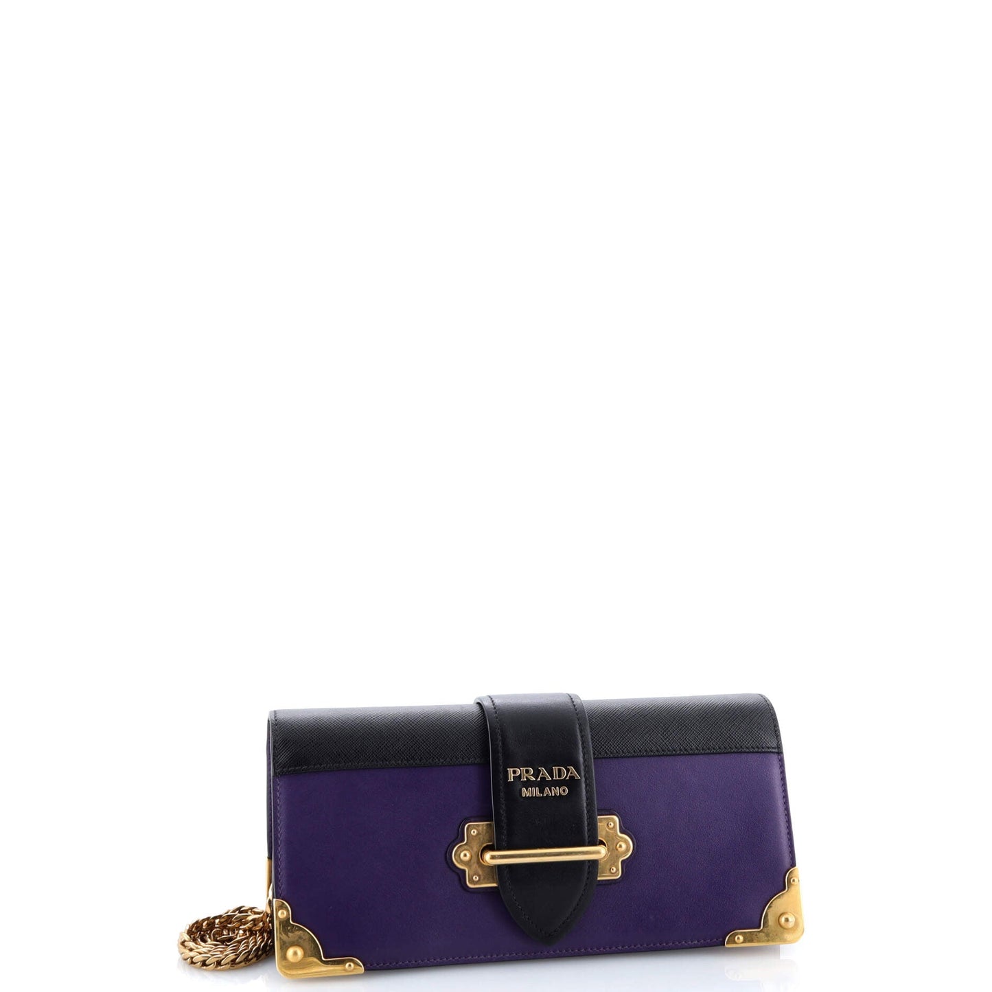Cahier Chain Clutch City Calf and Saffiano