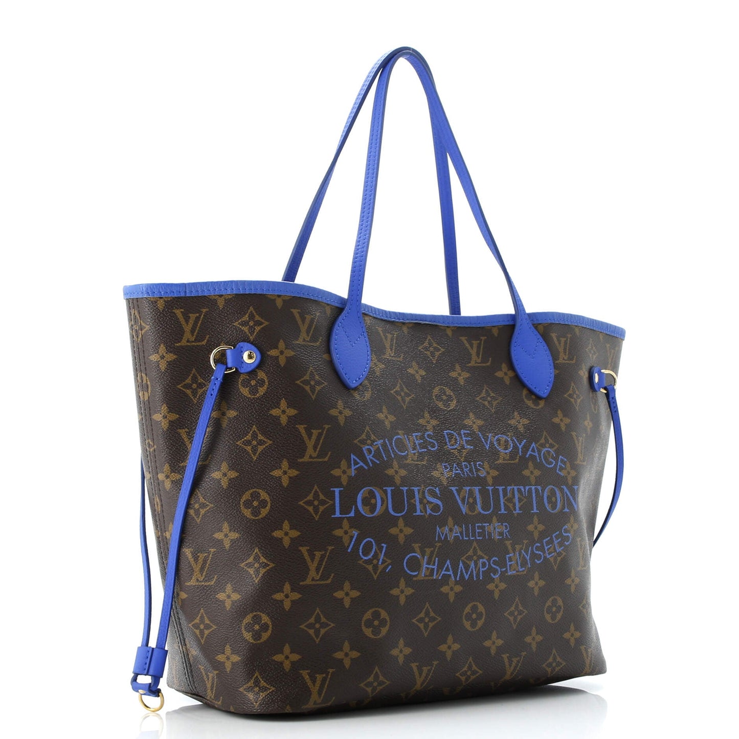 Neverfull Tote Limited Edition Ikat Monogram Canvas with Leather MM