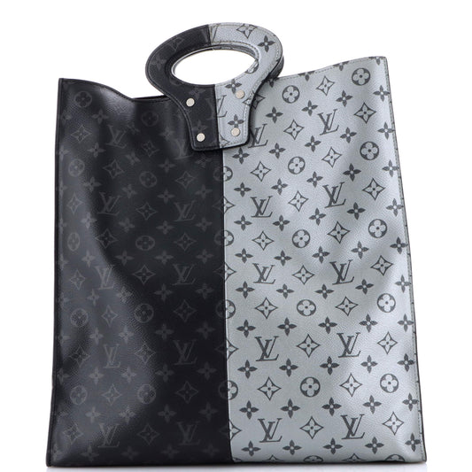 North South Tote Monogram Eclipse Split Canvas