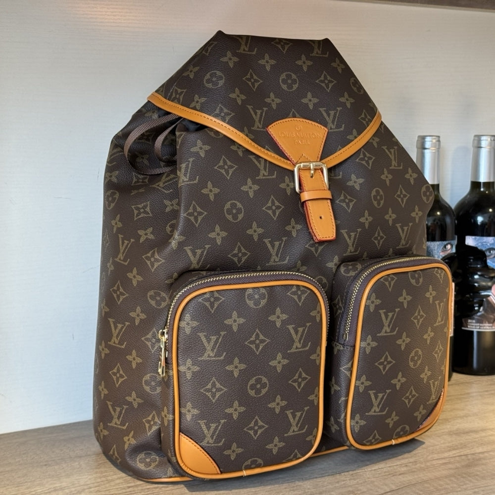 LOUIS VUITTON MONTSOURIS CARGO BACKPACK MONOGRAM ARCHIVE BROWN 39CM M14015