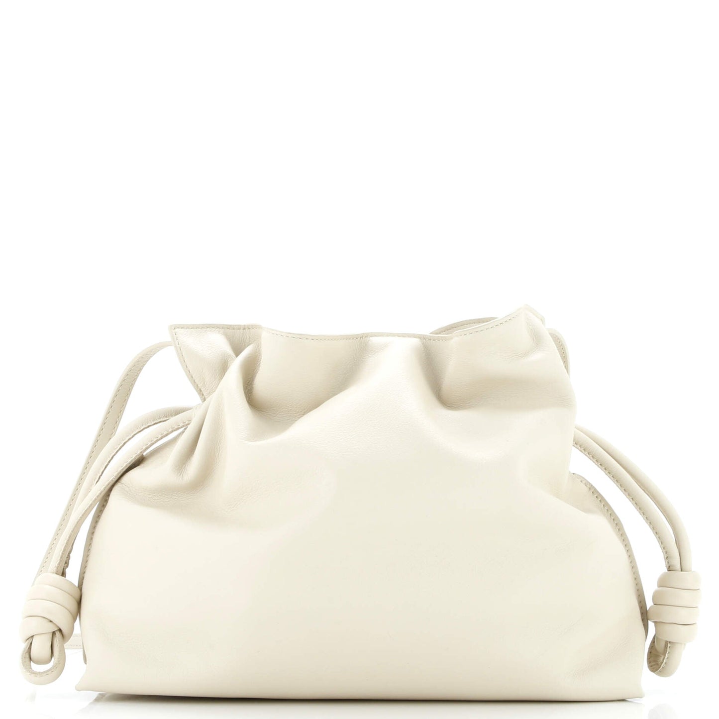 Flamenco Knot Clutch Leather Medium