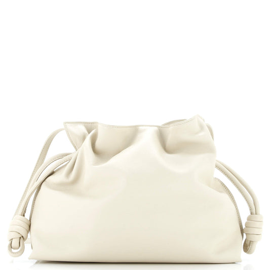 Flamenco Knot Clutch Leather Medium