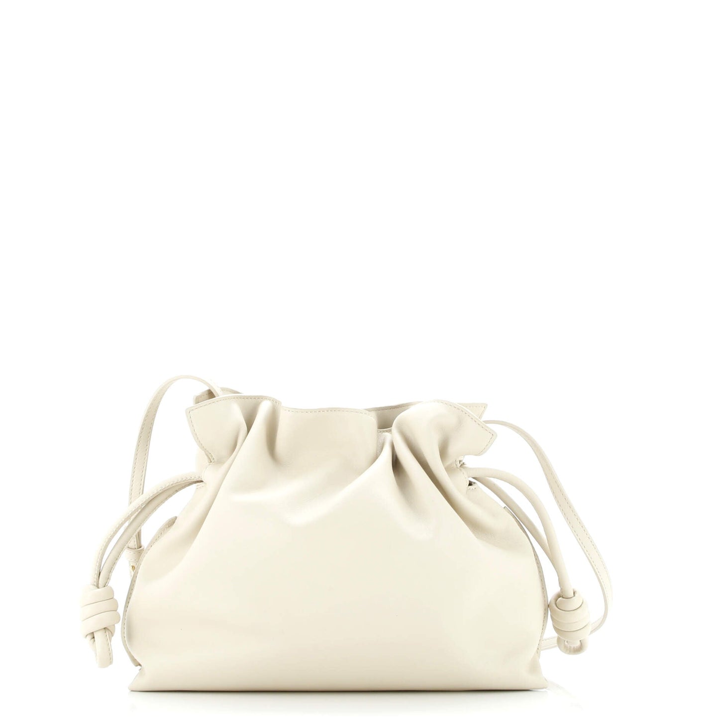 Flamenco Knot Clutch Leather Medium