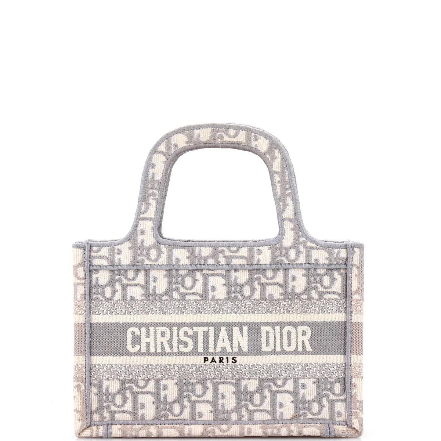 Book Tote Oblique Canvas Mini