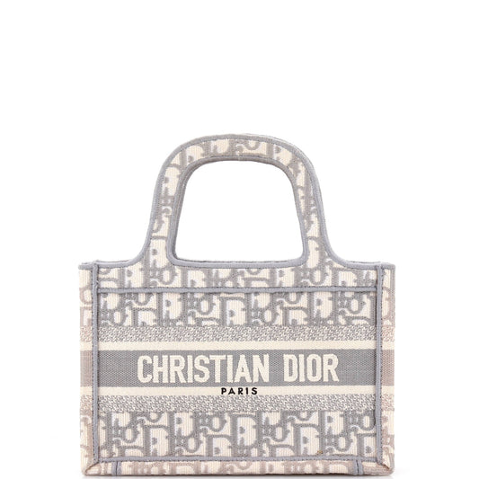 Book Tote Oblique Canvas Mini