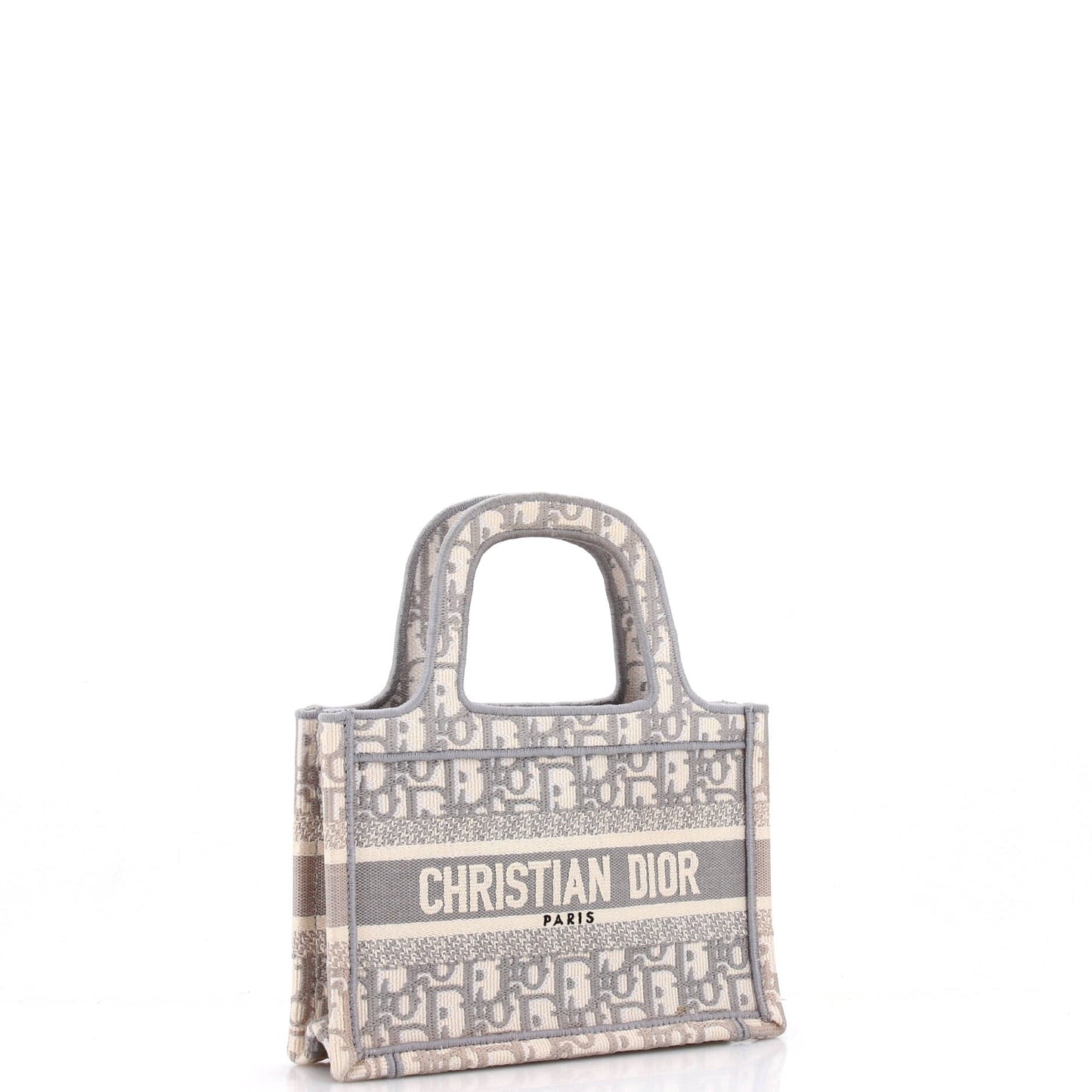 Book Tote Oblique Canvas Mini