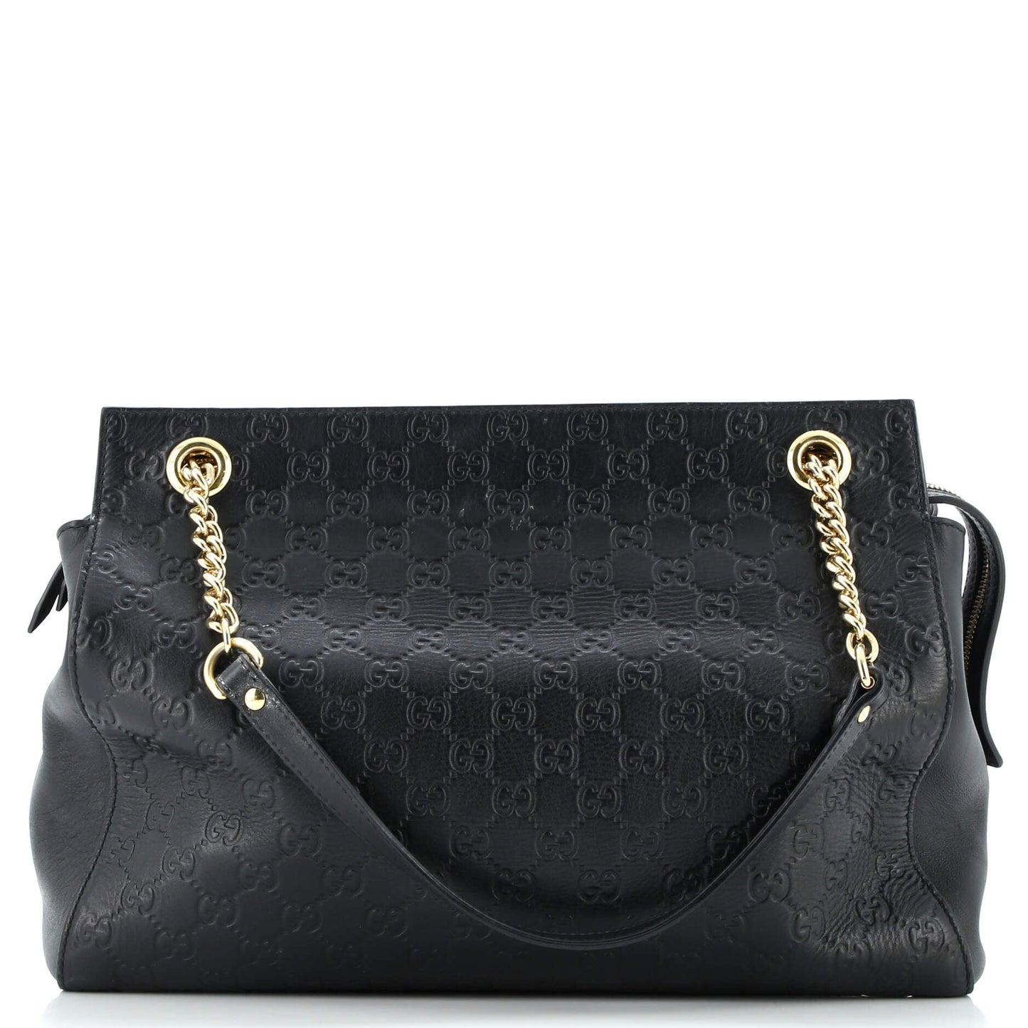 Soft Signature Shoulder Bag Guccissima Leather Large