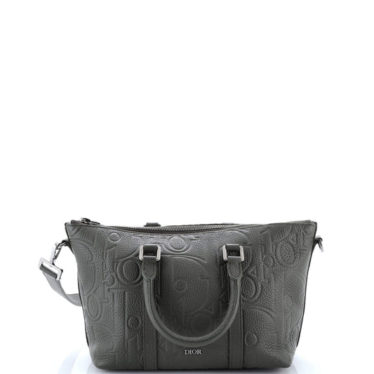 Weekender Convertible Tote Maxi Oblique Embossed Leather 25