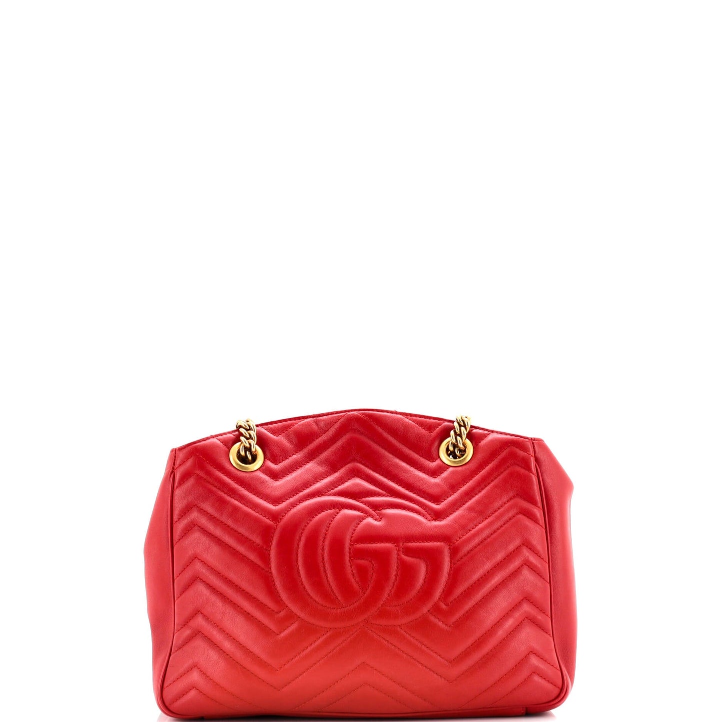 GG Marmont Chain Tote Matelasse Leather Medium