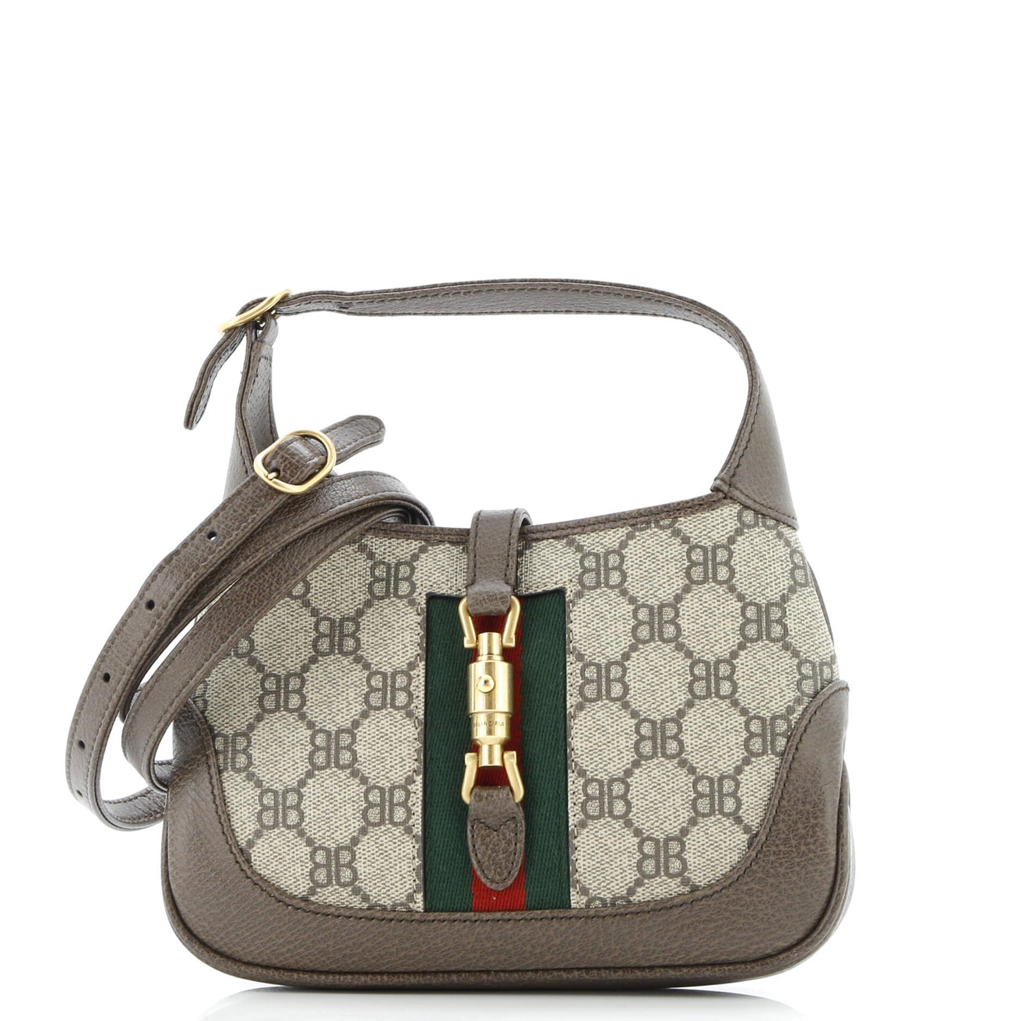 x Gucci The Hacker Project Jackie 1961 Hobo BB Coated Canvas Mini