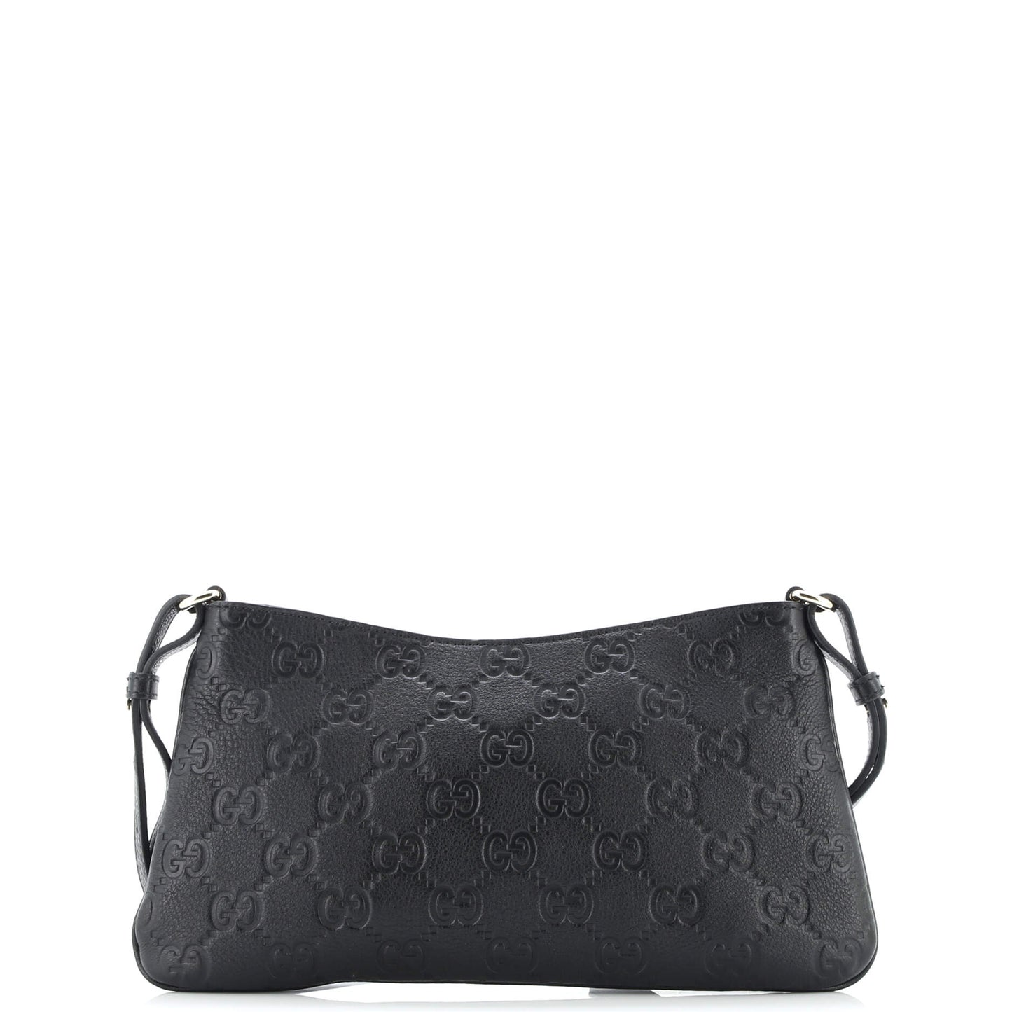 Emblem Chain Shoulder Bag Guccissima Leather Medium