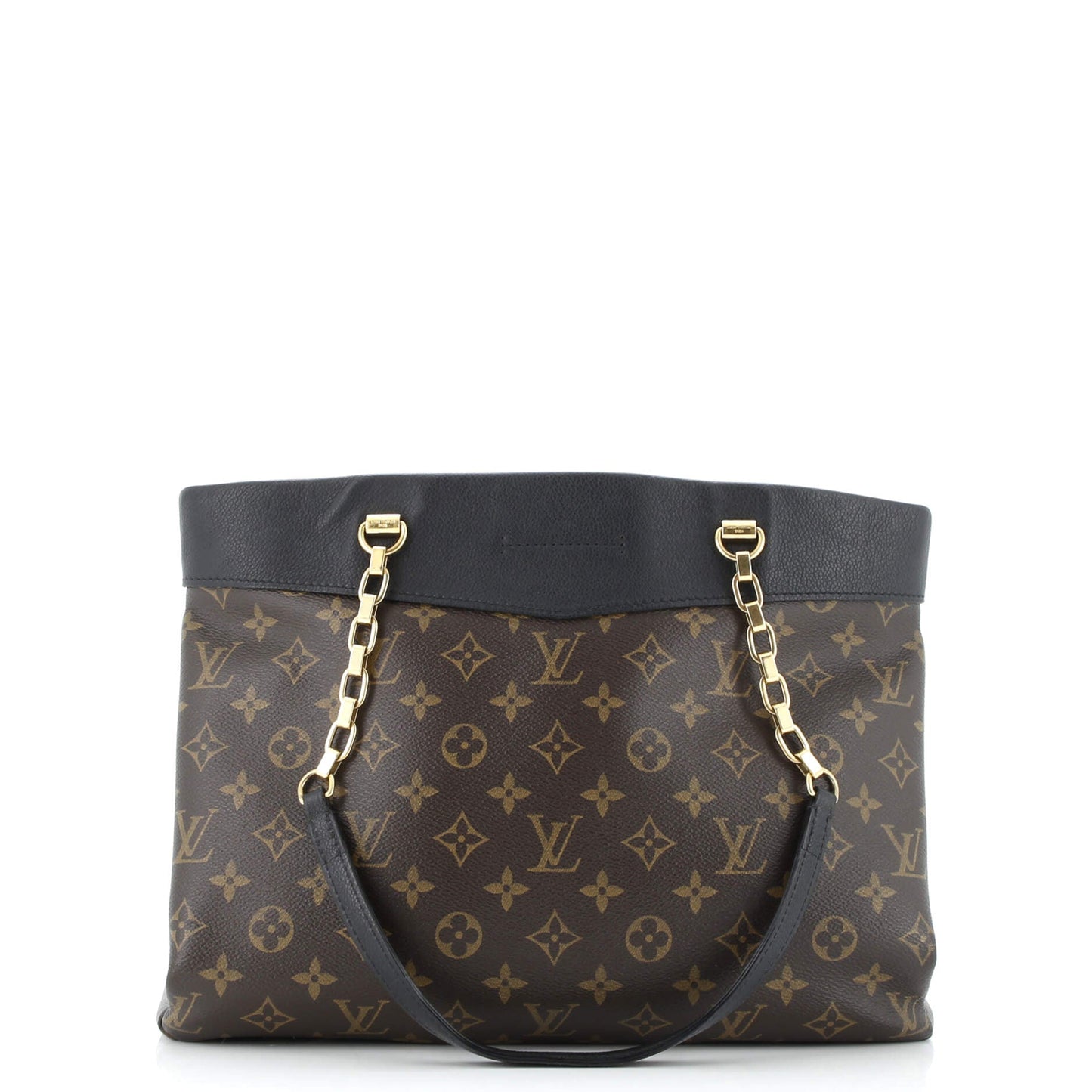 Pallas Shopper Monogram Canvas and Calfskin