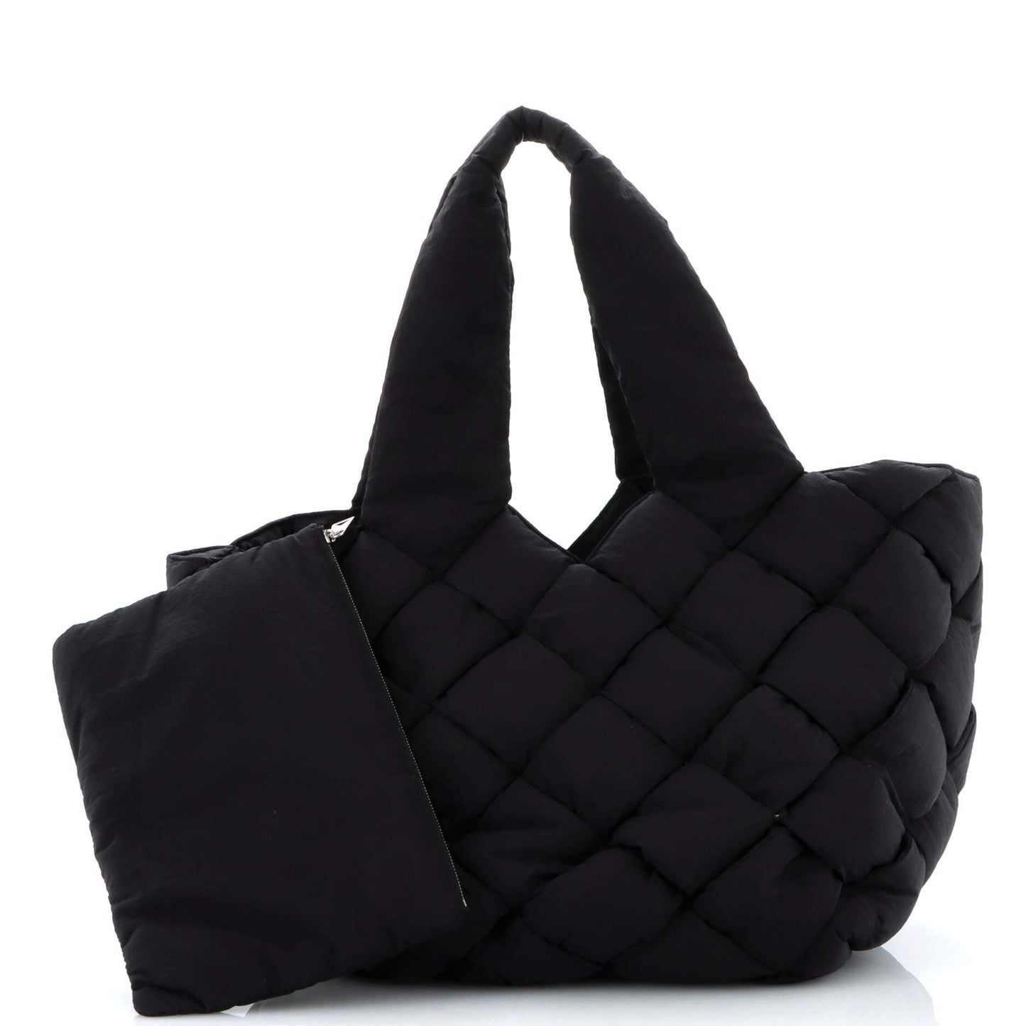 Cassette Paper Tote Intrecciato Nylon