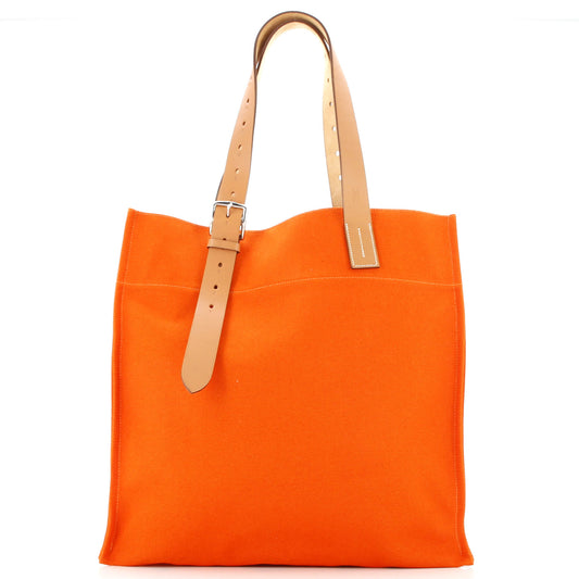 Etriviere Shopping Tote Toile and Leather