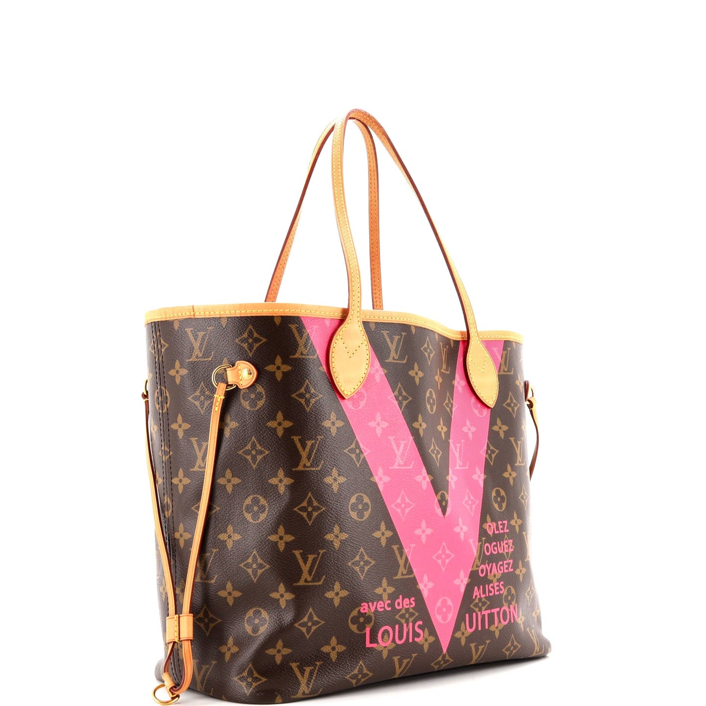 Neverfull NM Tote Limited Edition Cities V Monogram Canvas MM