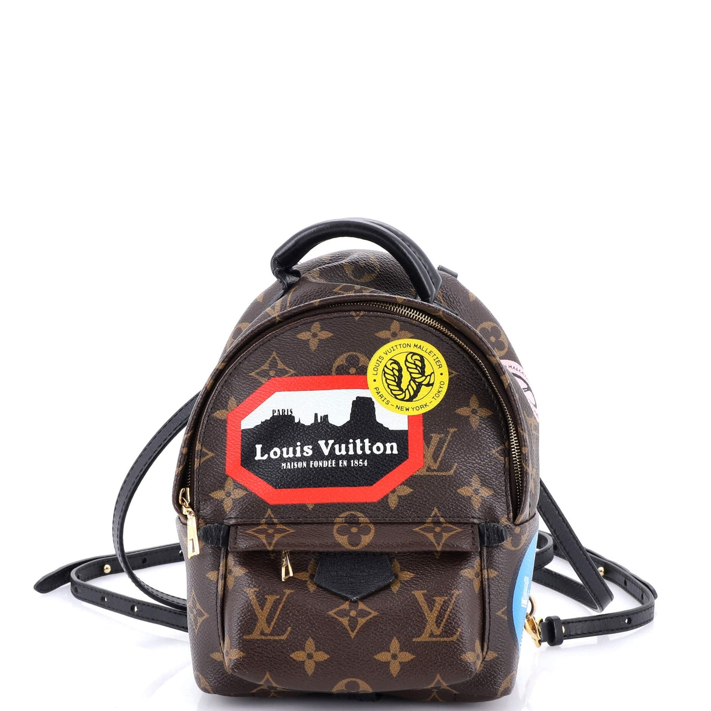 Palm Springs Backpack Limited Edition World Tour Monogram Canvas Mini
