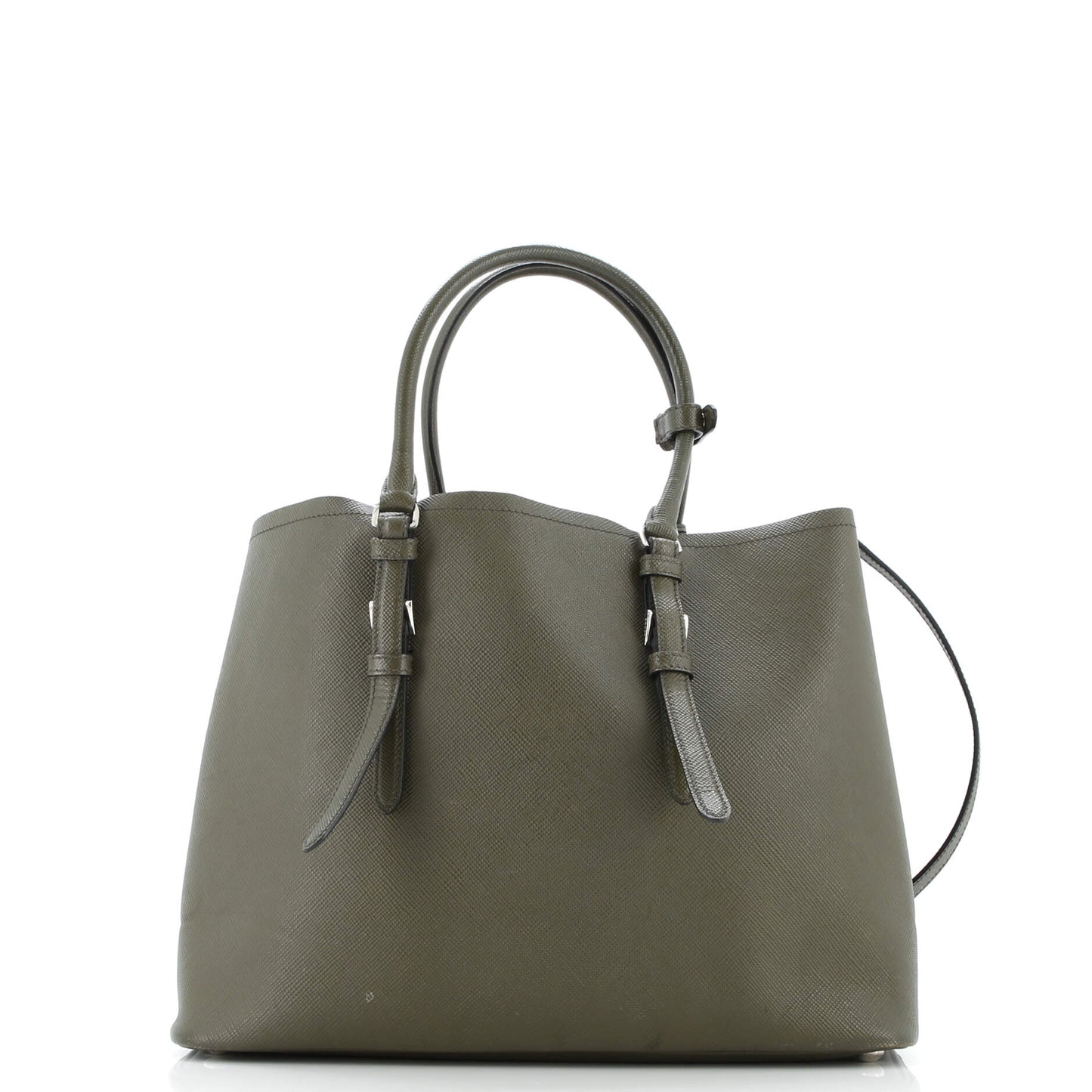 Cuir Double Tote Saffiano Leather Large