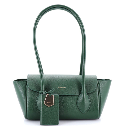 Firenze East West Tote Bag Leather Small