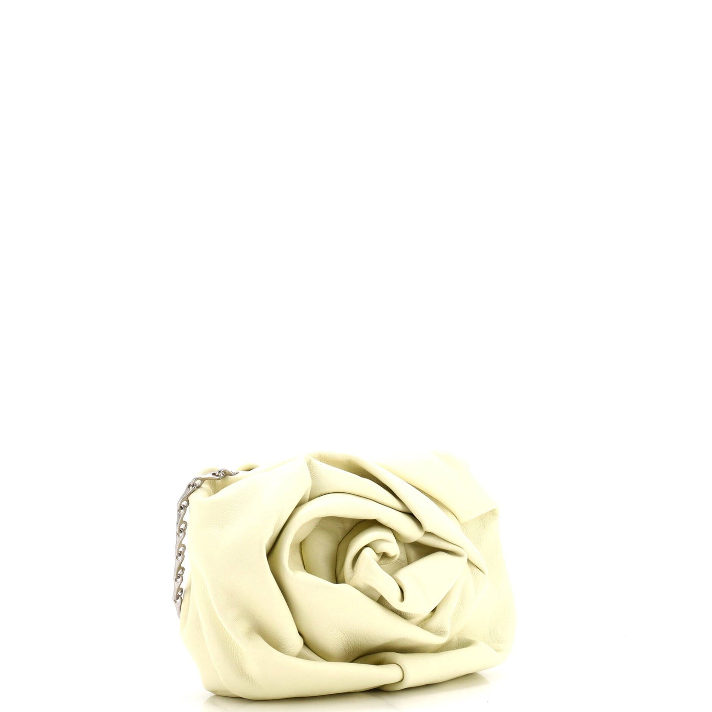 Rose Chain Clutch Leather