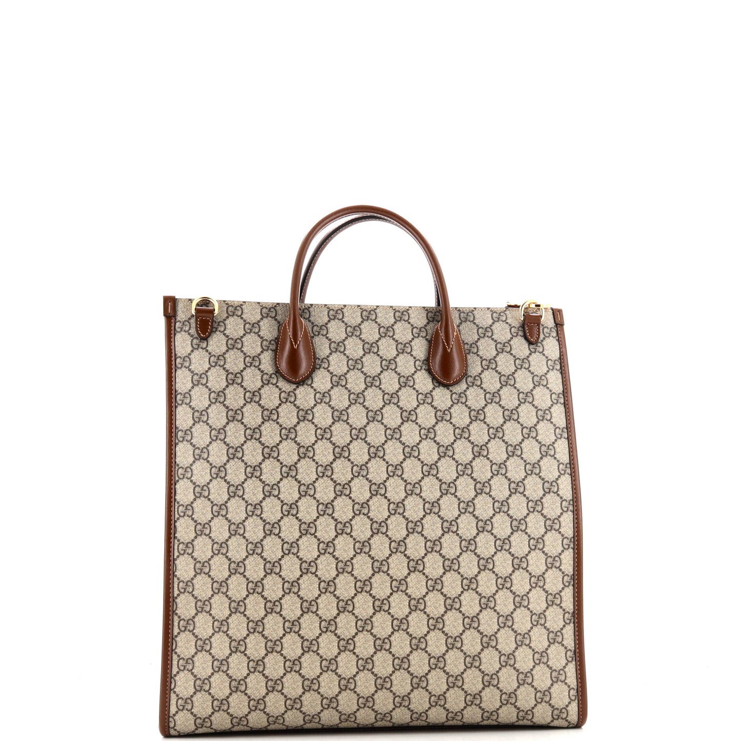 Interlocking G Tote GG Coated Canvas Vertical