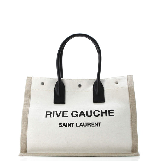 Rive Gauche Shopper Tote Canvas Small
